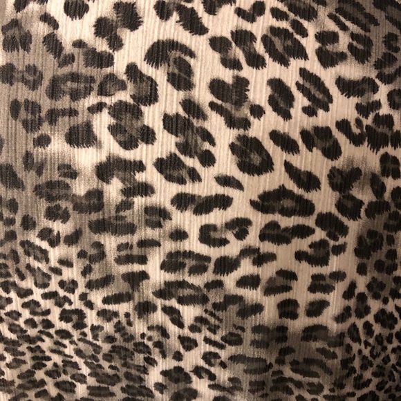 Evolution JMS Animal Print Sheer blouse - Picture 3 of 5